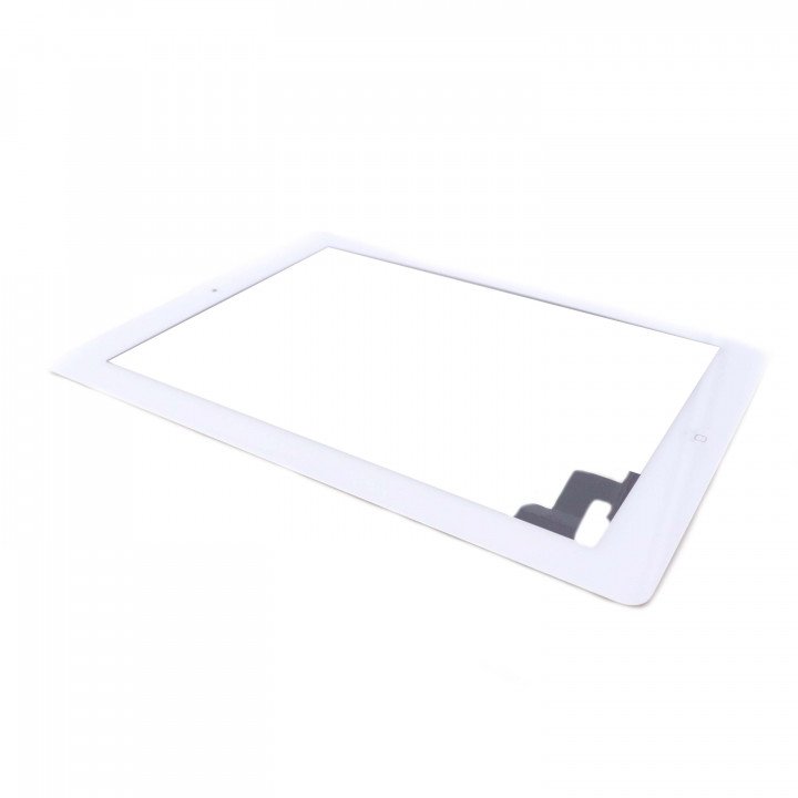 iPad 2 Scherm Touchscreen : glas met onderdelen Wit (A+ kwaliteit)