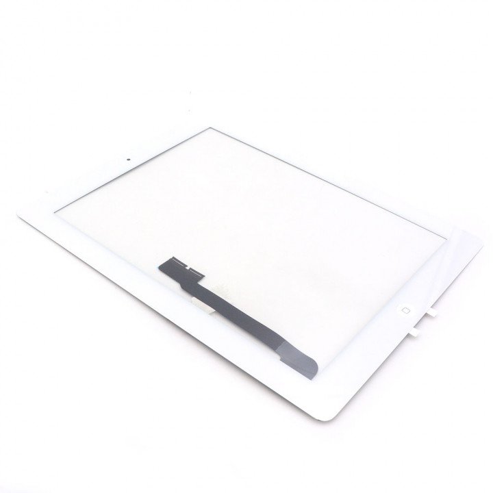 iPad 3 Scherm Touchscreen : glas met onderdelen Wit (A+ kwaliteit)